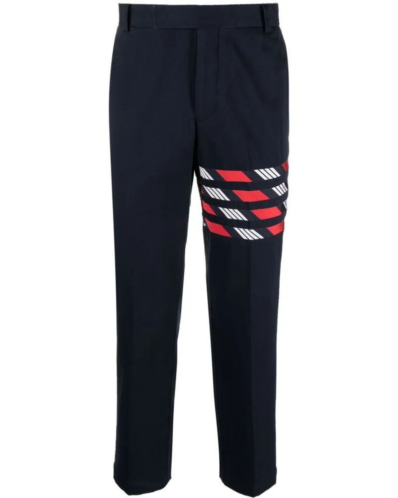 Thom Browne Klassische Hose mit Streifen - Blau Blau