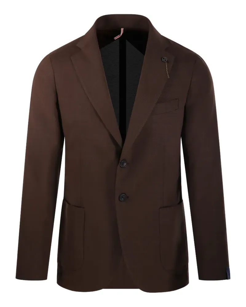 Biagio Santaniello chain-detail single-breasted blazer - Braun Braun