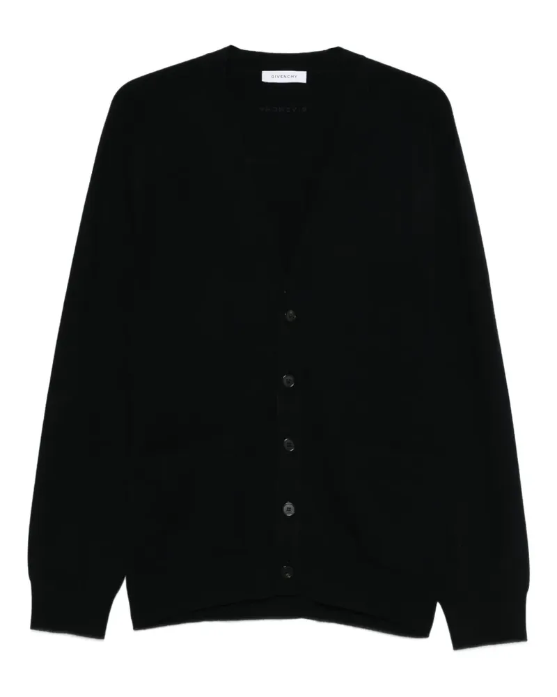 Givenchy Cardigan mit V-Ausschnitt - Schwarz Schwarz