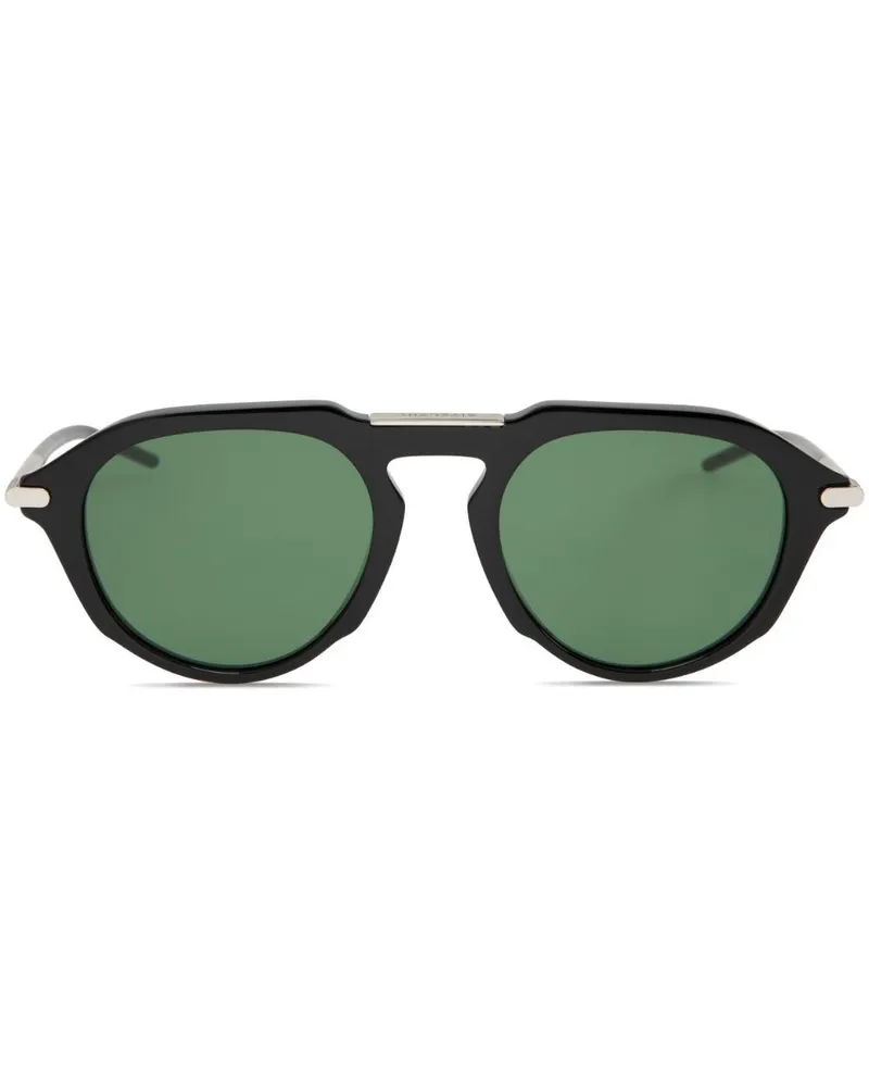 Givenchy GV One Sonnenbrille mit ovalem Gestell - Schwarz Schwarz
