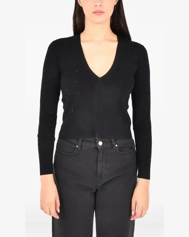 Pennyblack Blocco V-neck embellished cardigan - Schwarz Schwarz