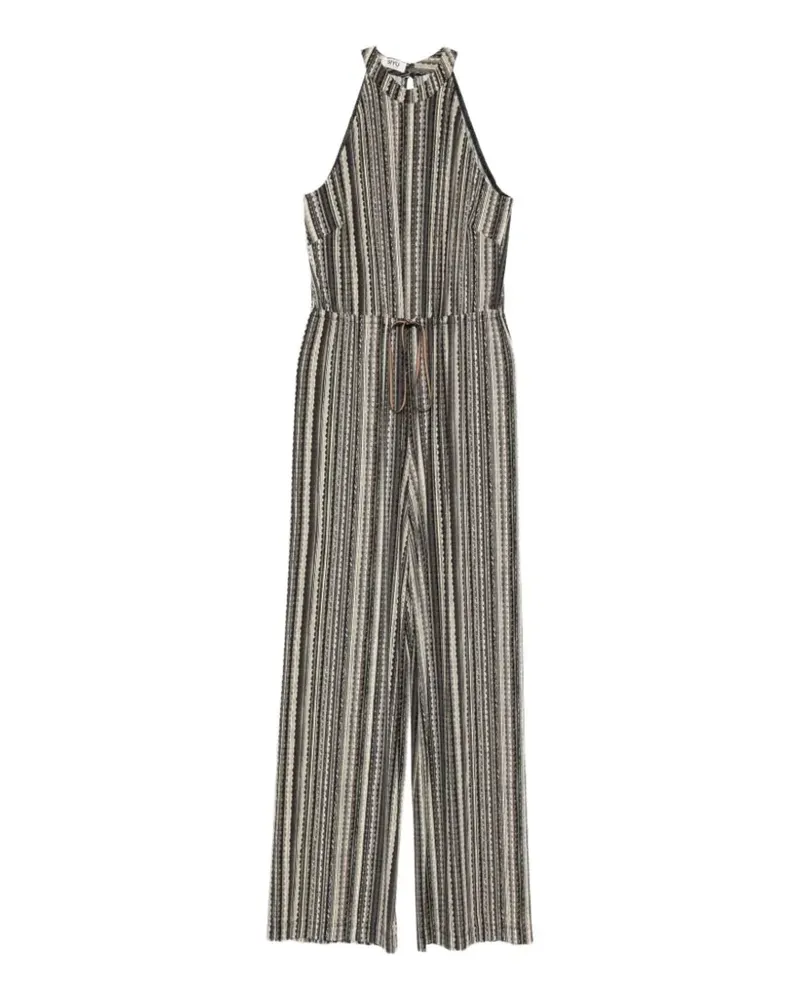 SIYU Baez striped halterneck jumpsuit - Grün Grün