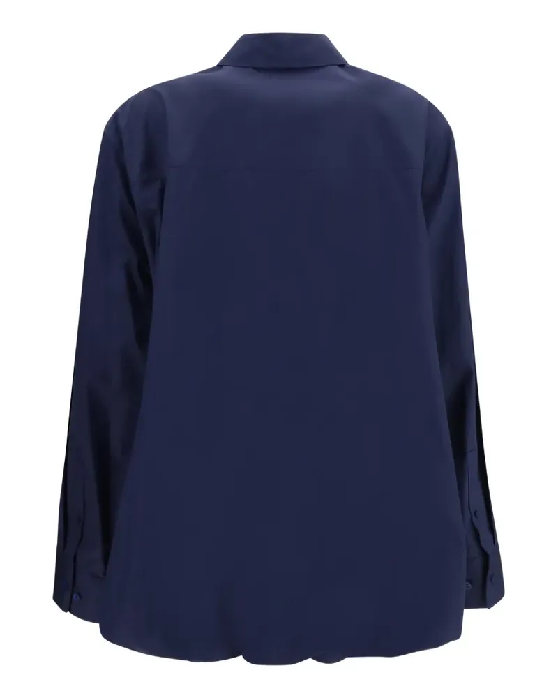 Loewe Balloon embroidered-logo shirt - Blau Blau