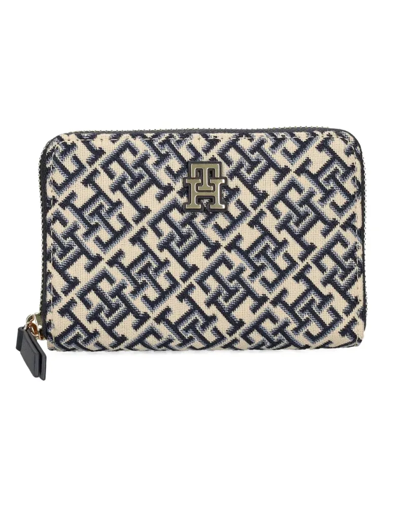 Tommy Hilfiger Portemonnaie mit Monogramm - Blau Blau