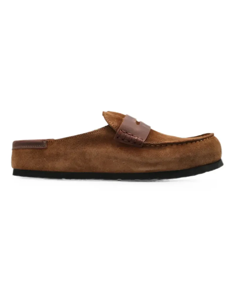 Birkenstock Naples penny-bar mules - Braun Braun