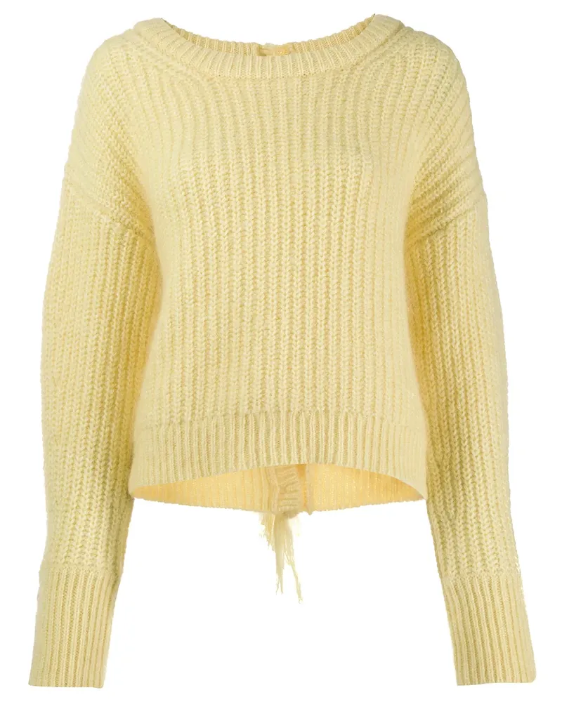 Kenzo Pullover mit U-Ausschnitt - Gelb Gelb