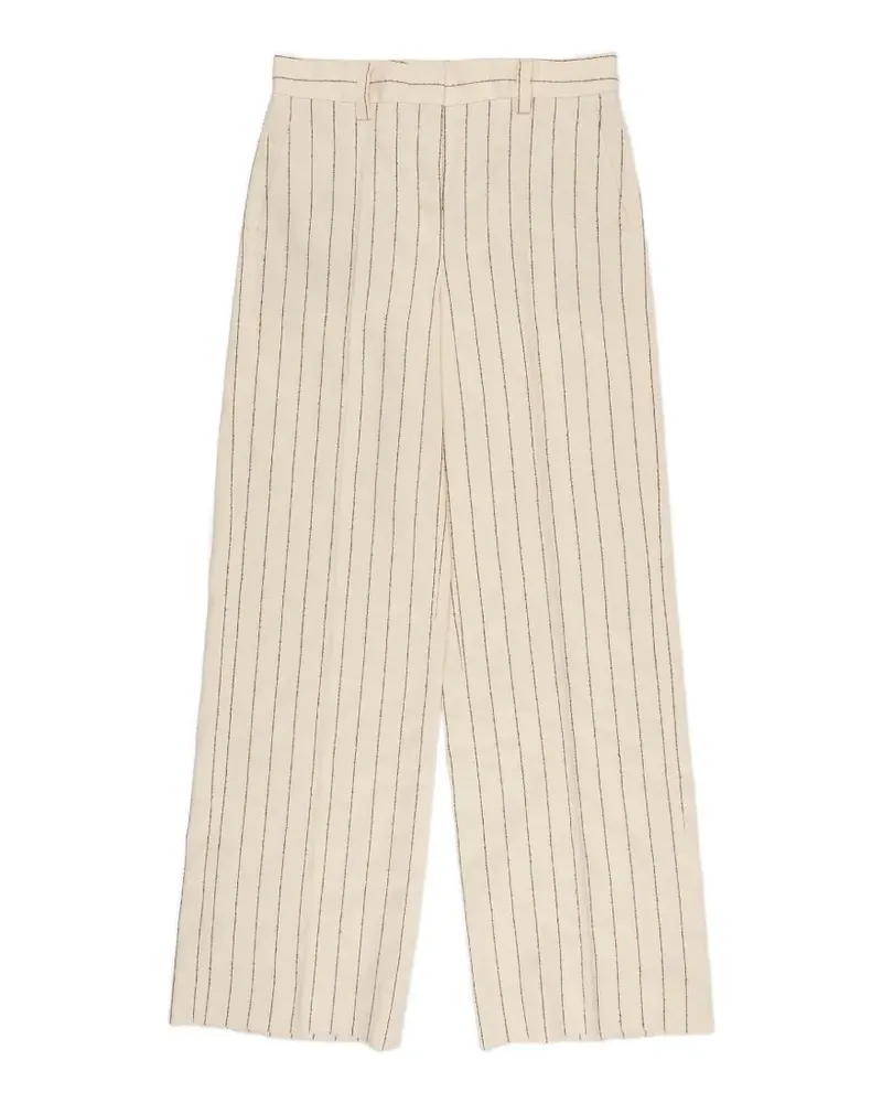 Incotex belt-loops trousers - Nude Nude
