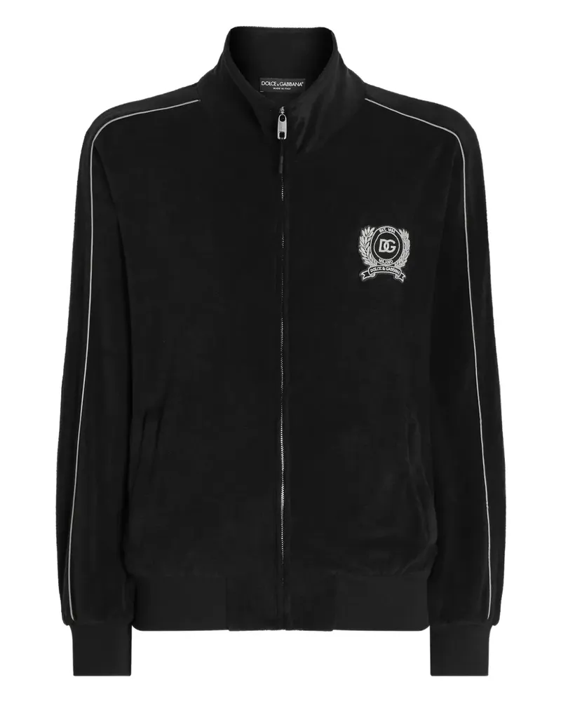 Dolce & Gabbana Sweatshirt mit Reißverschluss - Schwarz Schwarz