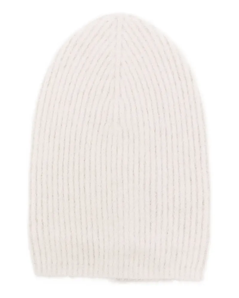 Uma Wang Gerippte Beanie - Nude Nude