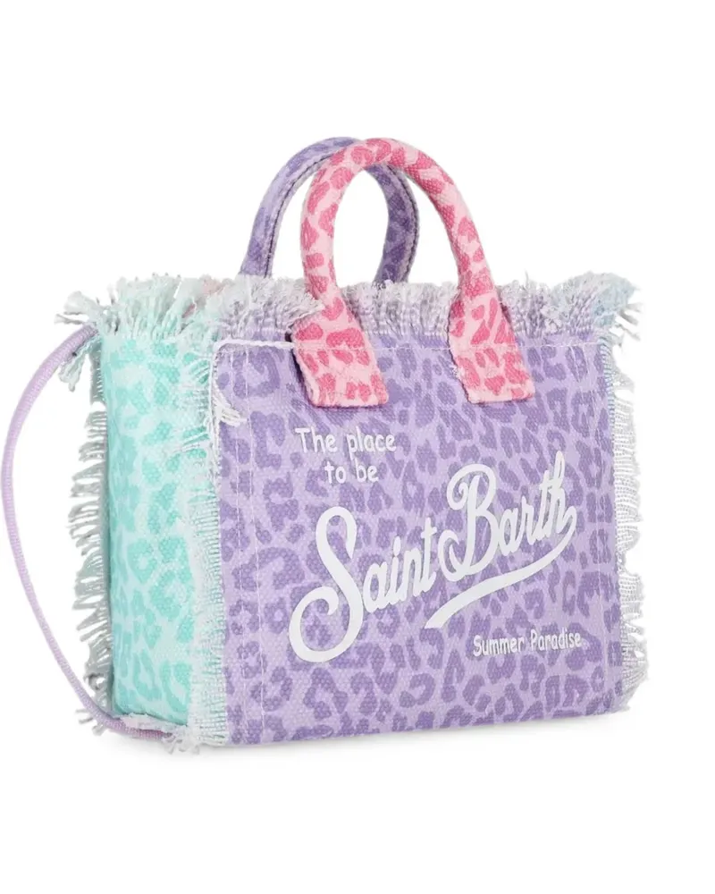 MC2 Saint Barth Handtasche mit Print - Violett Violett