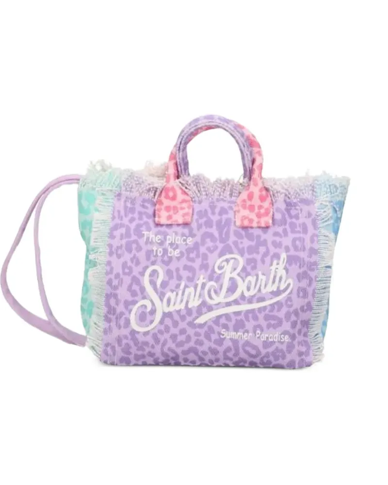 MC2 Saint Barth Handtasche mit Print - Violett Violett