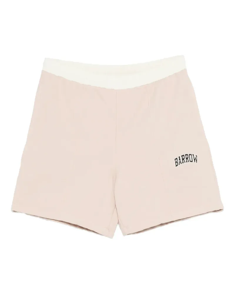 BARROW ribbed shorts - Nude Nude