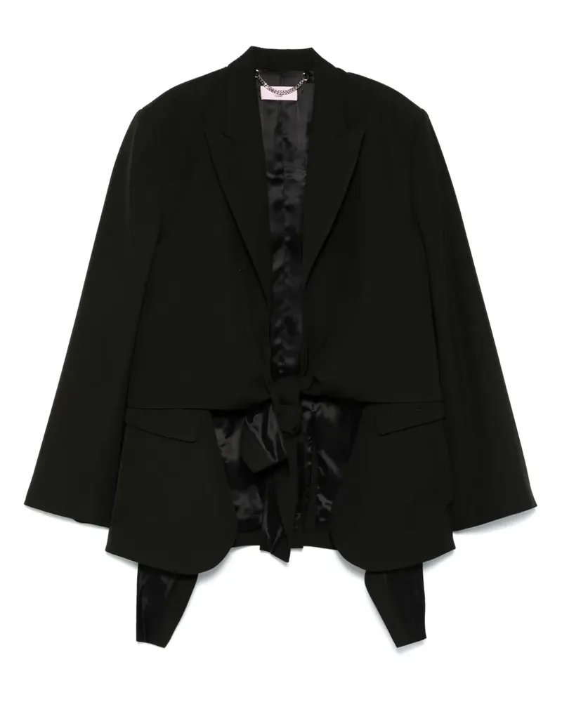 Martine Rose Jacke mit Knoten - Schwarz Schwarz