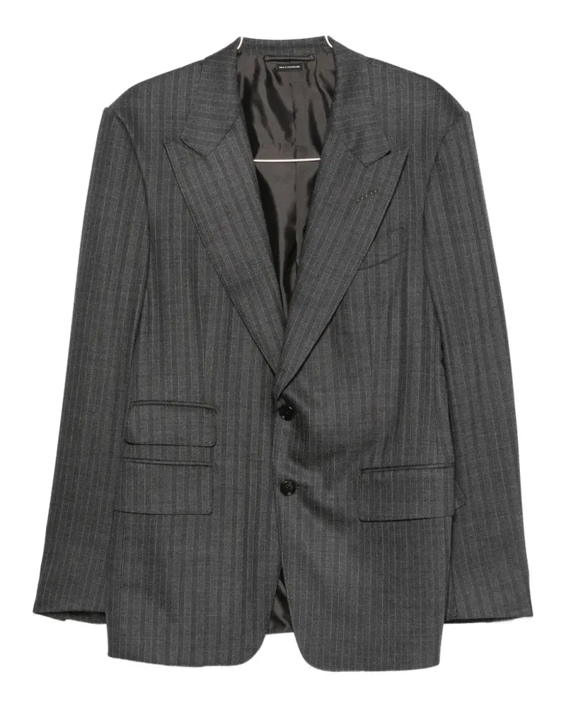 Tom Ford pinstripe-pattern buttoned suit - Grau Grau