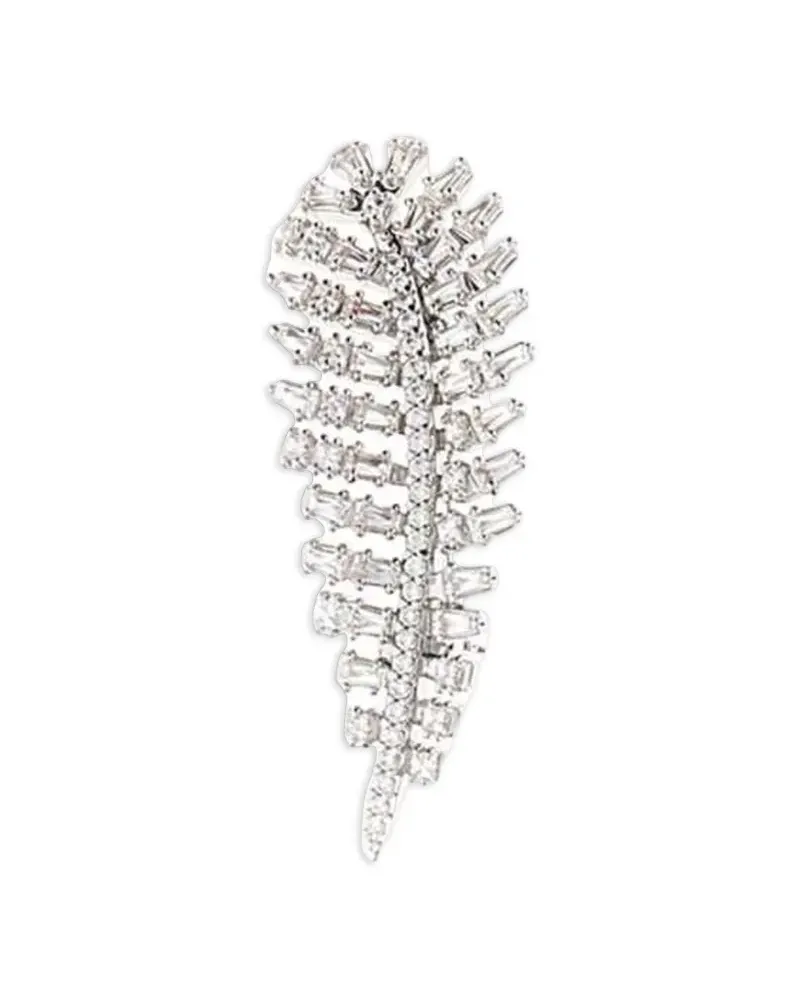 Swarovski Vienna Brosche mit Kristallverzierung - Silber Silber