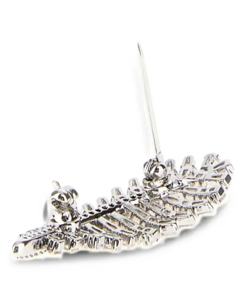 Swarovski Vienna crystal-embellished brooch - Silber Silber