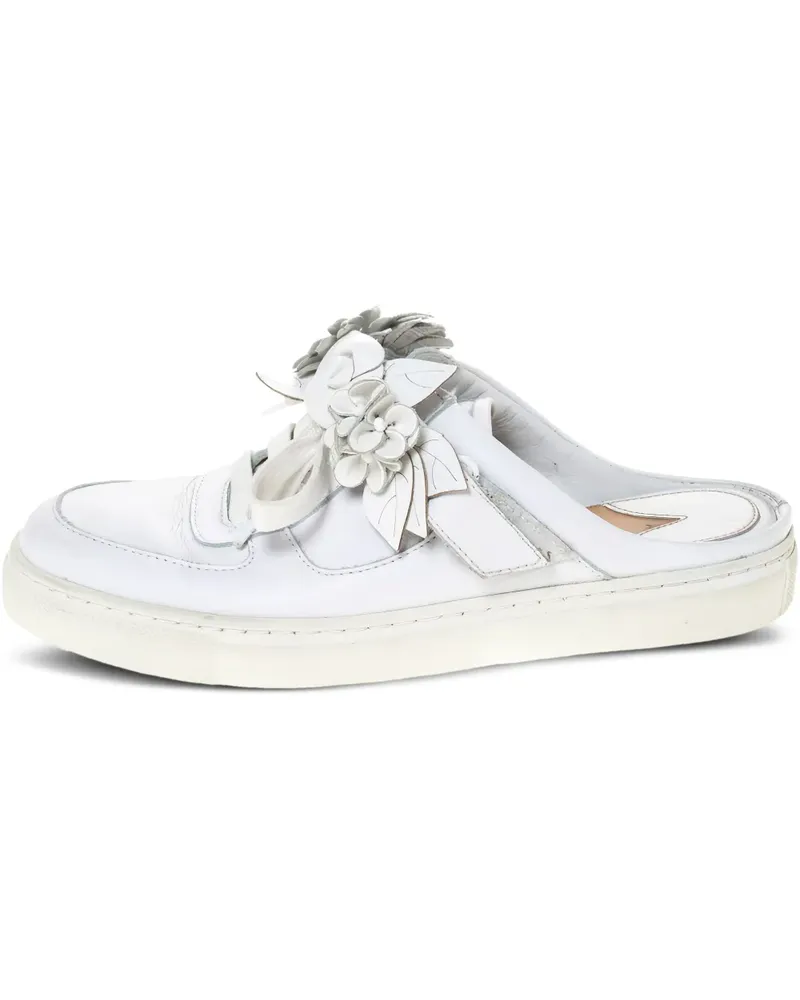 Sophia Webster Pre-owned Lilico Jessie Sneakers mit Blume - Weiß Weiß