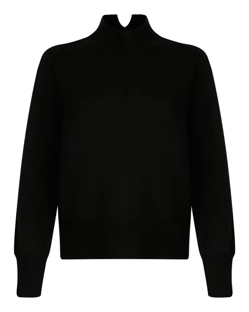 Gran Sasso Pullover mit Stehkragen - Schwarz Schwarz