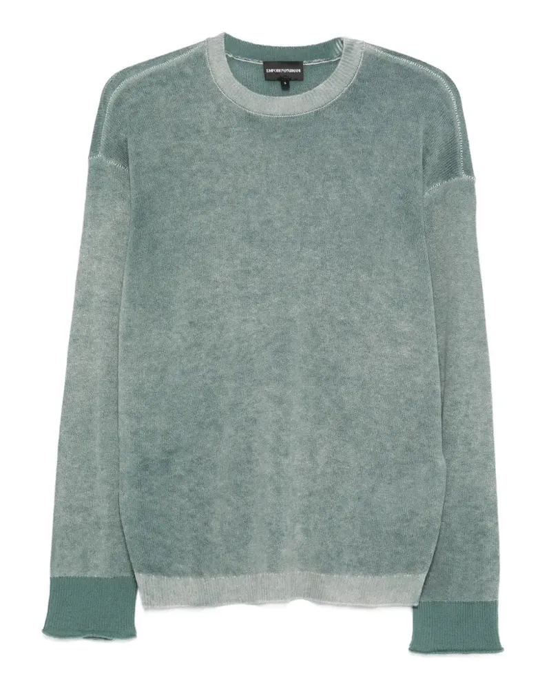 Emporio Armani Pullover mit Rundhalsausschnitt - Blau Blau