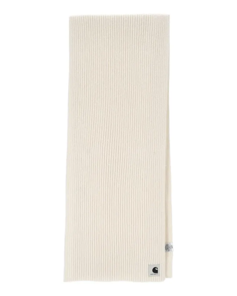 Carhartt WIP Mira logo-patch scarf - Nude Nude