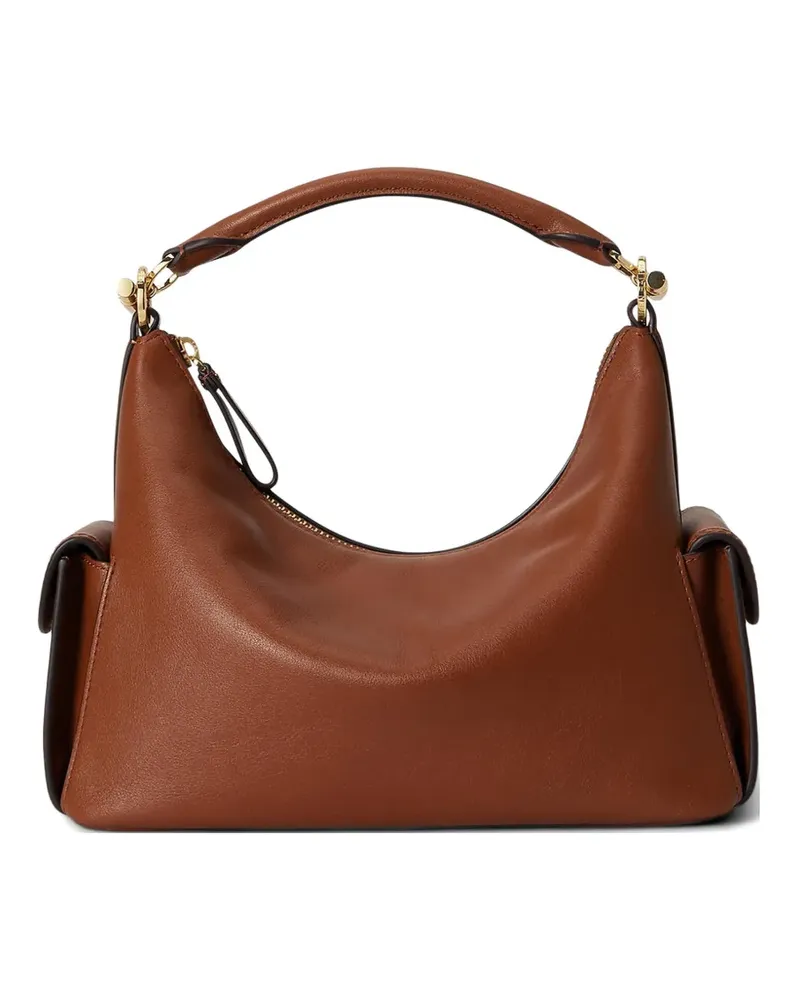 Ralph Lauren small Blaike leather shoulder bag - Braun Braun