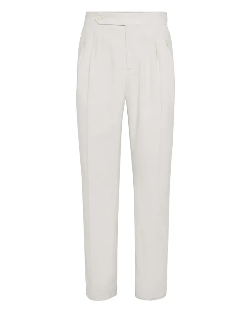 Brunello Cucinelli Klassische Hose - Weiß Weiß