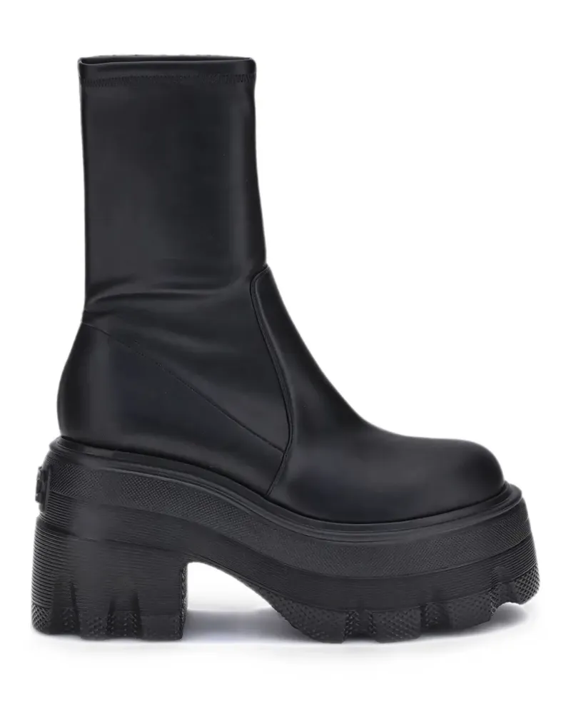 Casadei Maxxxi platform ankle boots - Schwarz Schwarz
