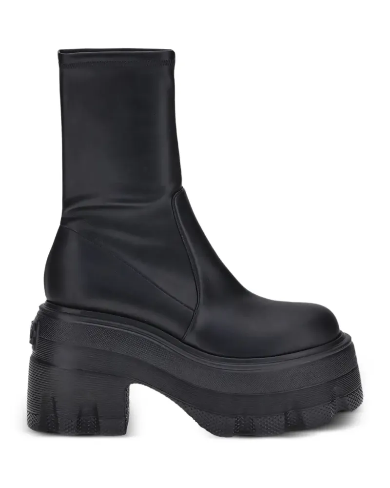 Casadei Maxxxi platform ankle boots - Schwarz Schwarz