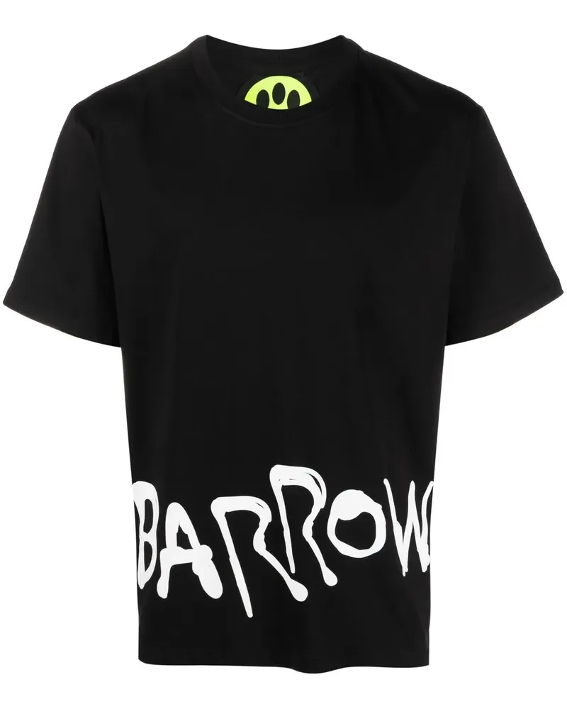 BARROW T-Shirt mit Teddy-Print - Schwarz Schwarz