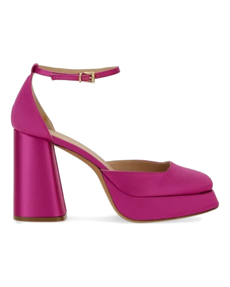 FESTA Milano Nicla neckline platform pumps - Rosa Rosa
