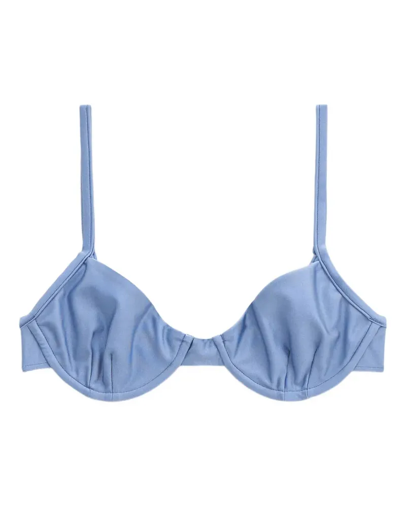 Filippa K Klassisches Bikinioberteil - Blau Blau