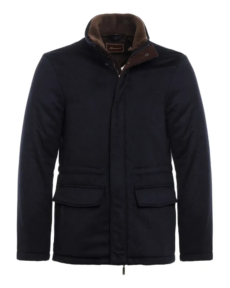 Doriani Jacke mit Faux Fur-Kragen - Blau Blau