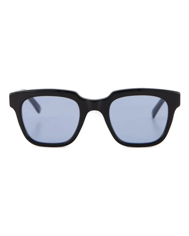 RETROSUPERFUTURE Sonnenbrille mit eckigem Gestell - Schwarz Schwarz