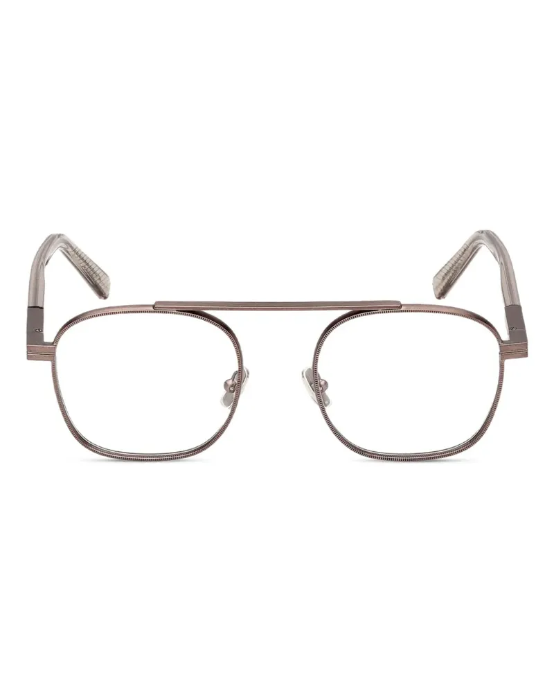 Ermenegildo Zegna square-frame glasses - Braun Braun