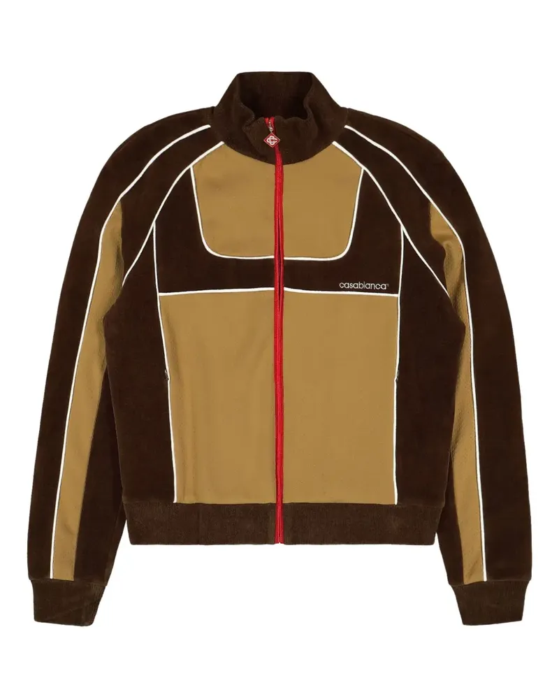 Casablanca Paris Zweifarbige Sportjacke - Braun Braun