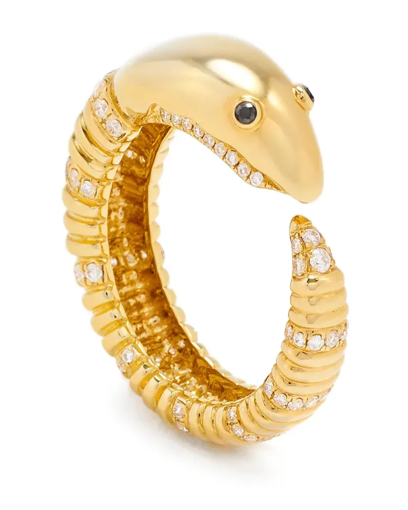 Yvonne Léon Crayfish Ring mit Diamanten - Gold Gold