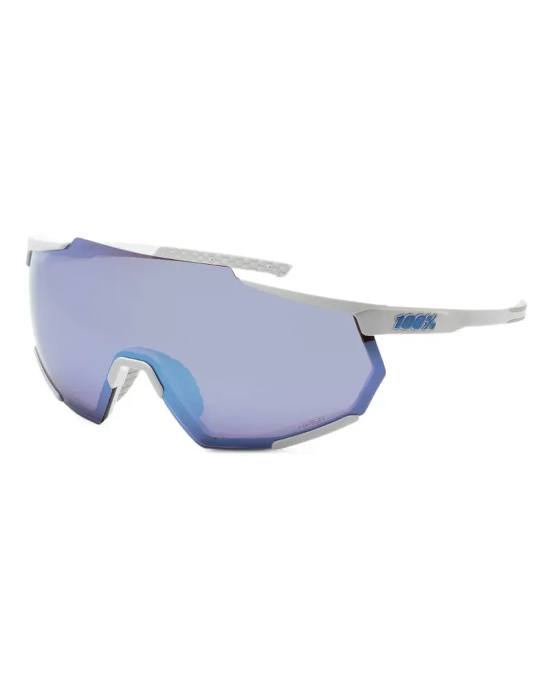 100% Eyewear Geometrische Racetrap 3.0 Sonnenbrille - Weiß Weiß