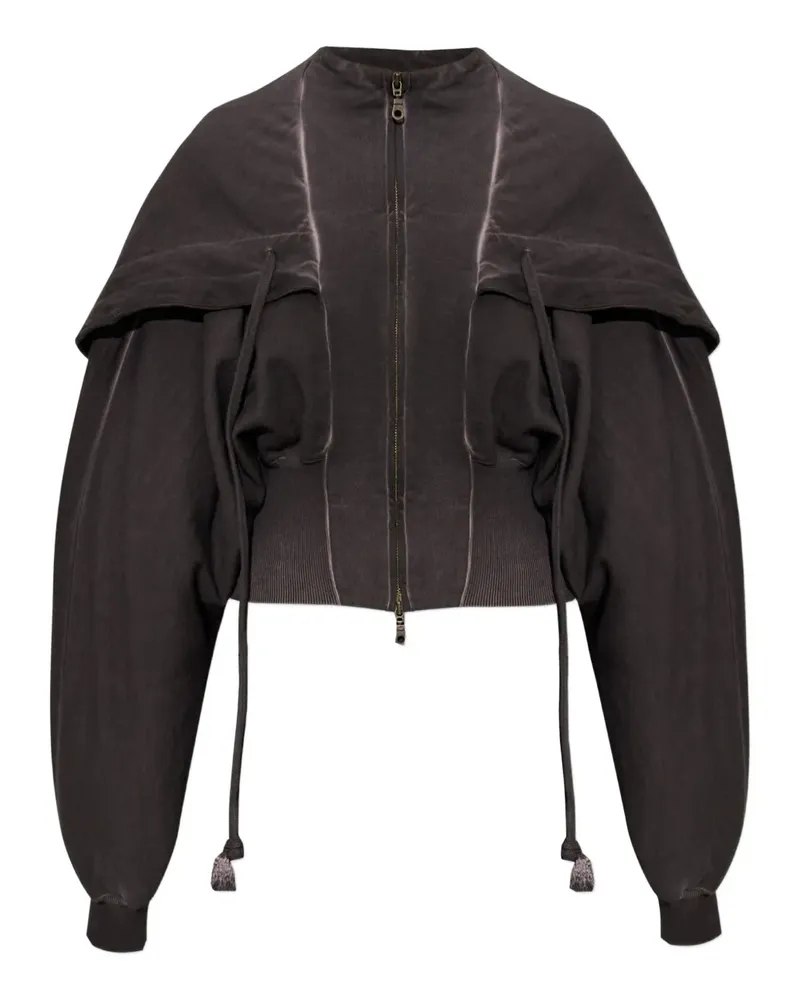 Charlotte Knowles Haze zip-fastening hooded jacket - Braun Braun