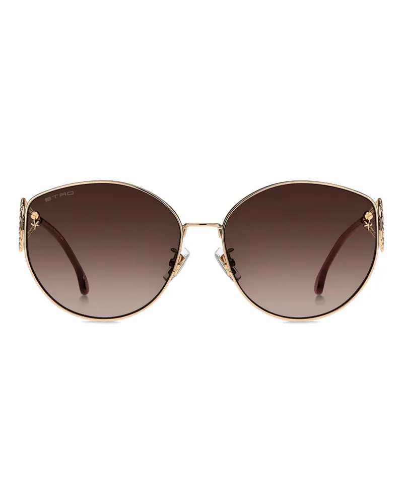 Etro Paisley Sonnenbrille - Gold Gold