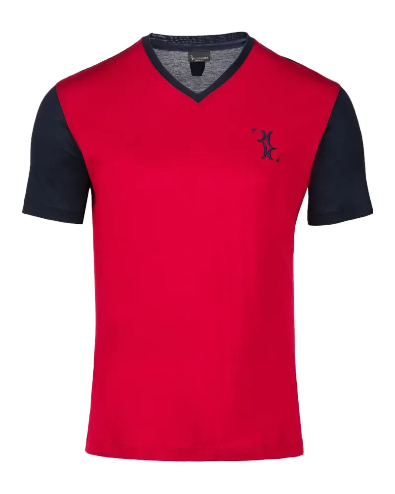 Billionaire Double B V-neck T-shirt - Rot Rot