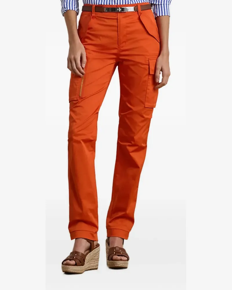 Ralph Lauren Hose mit aufgesetzter Tasche - Orange Orange