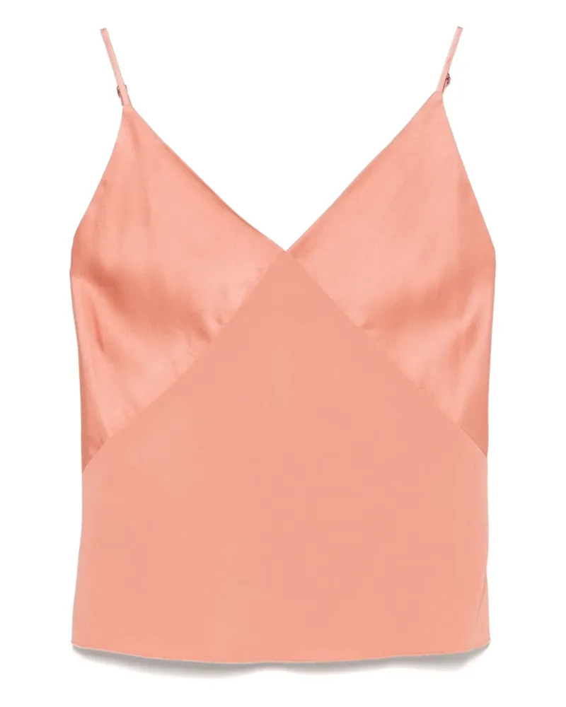 forte_forte Top aus Seide - Rosa Rosa