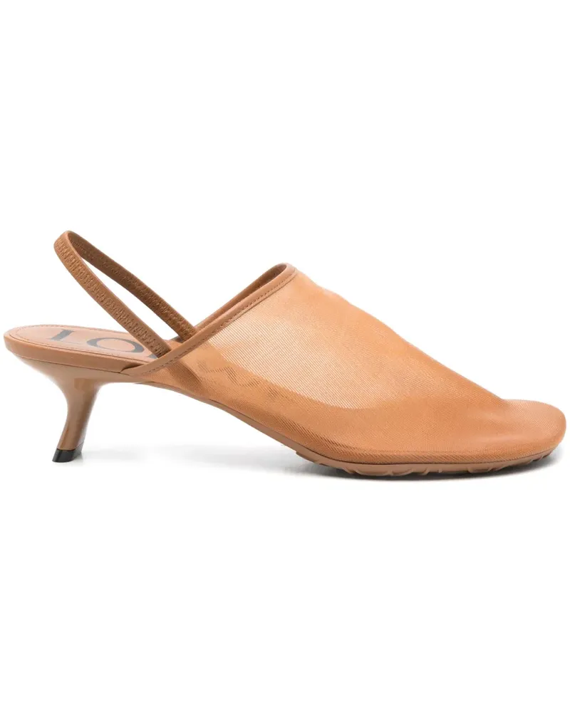 Loewe Petal Pumps 50mm - Braun Braun