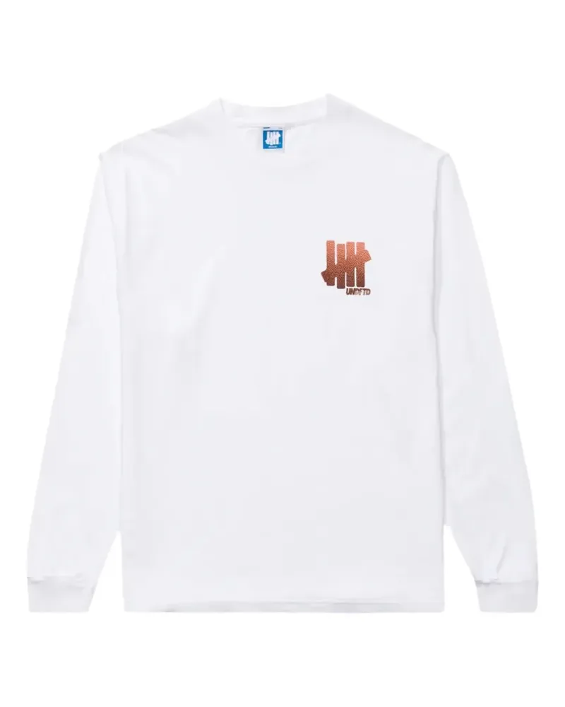 Undefeated Langarmshirt mit Logo-Applikation - Blau Blau