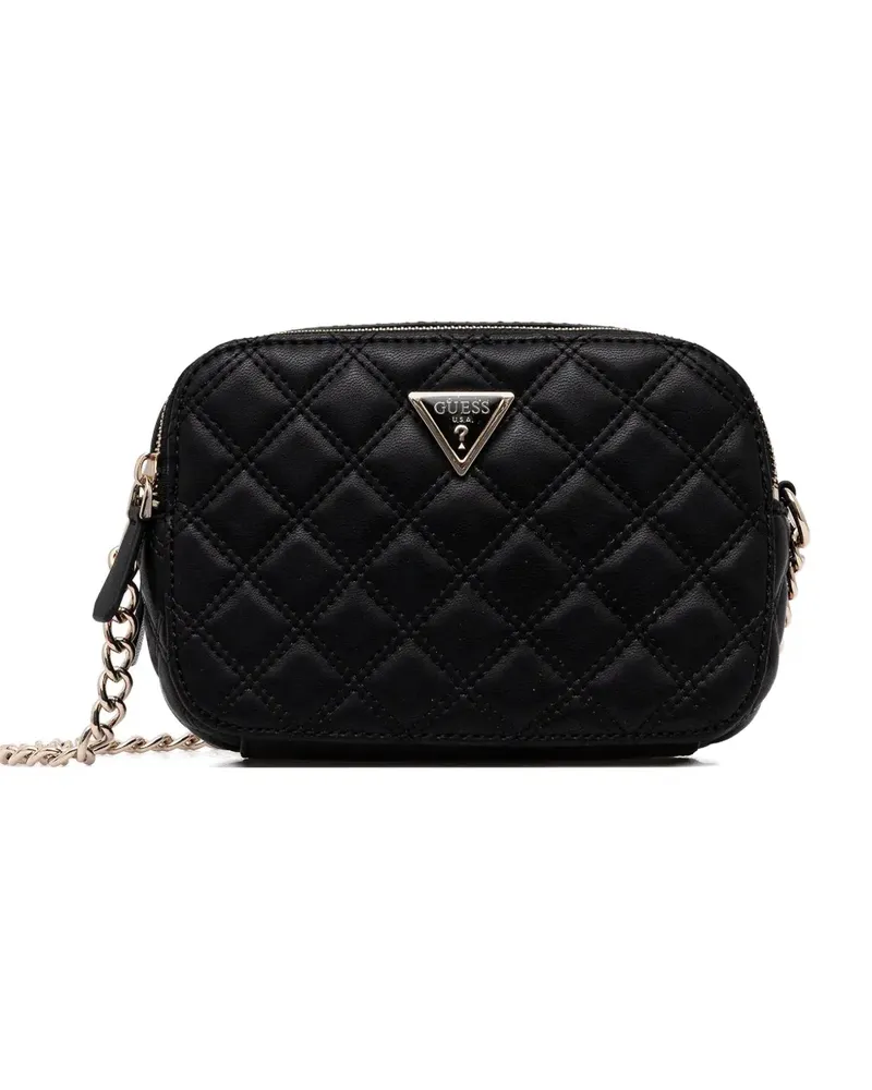 Guess Umhängetasche mit Kettenriemen - Schwarz Schwarz