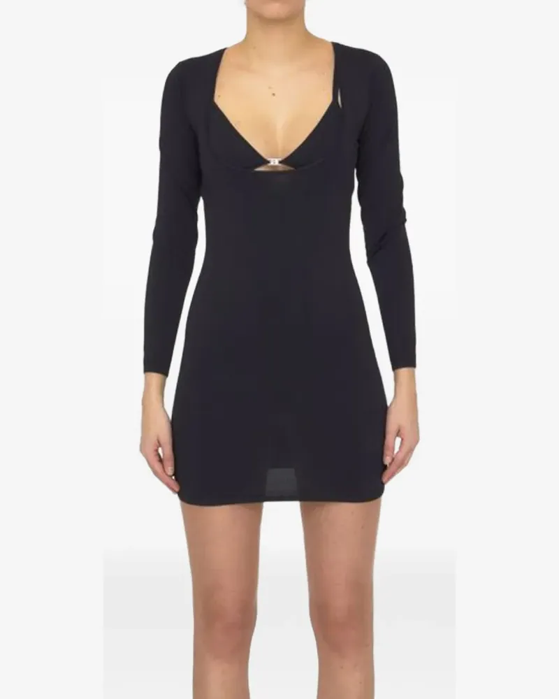Alexander Wang Minikleid mit Cut-Outs - Schwarz Schwarz