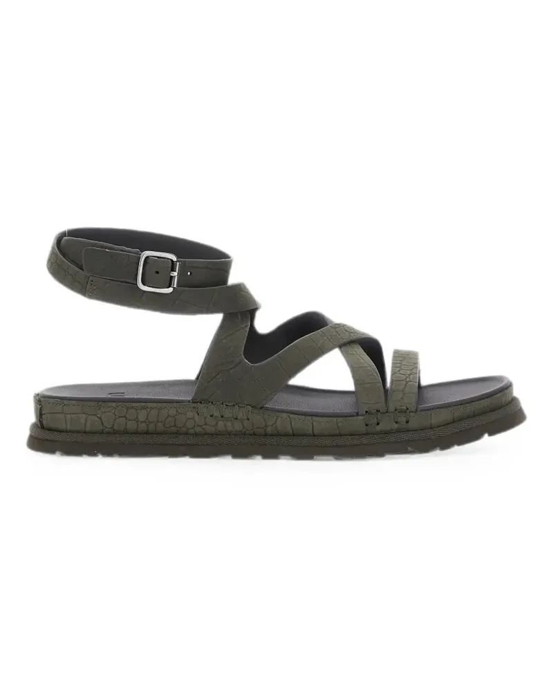 UGG GoldenGaze croc-effect multi-strap sandals - Grün Grün