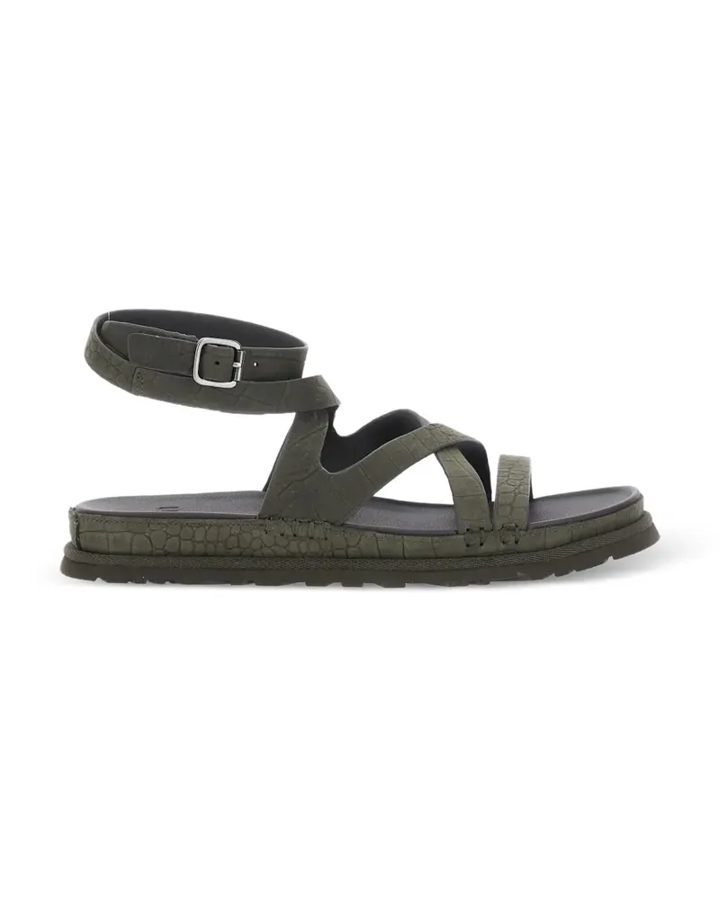 UGG GoldenGaze croc-effect multi-strap sandals - Grün Grün