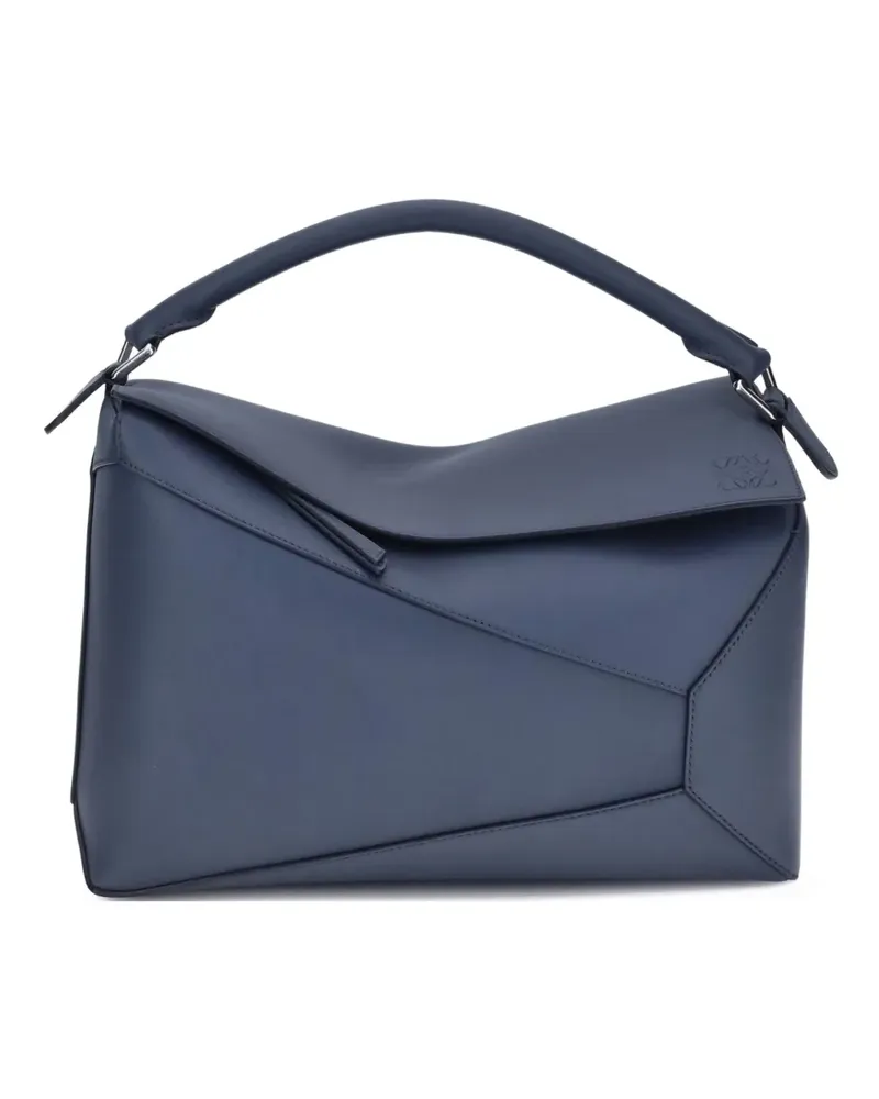 Loewe Puzzle Edge Schultertasche - Blau Blau