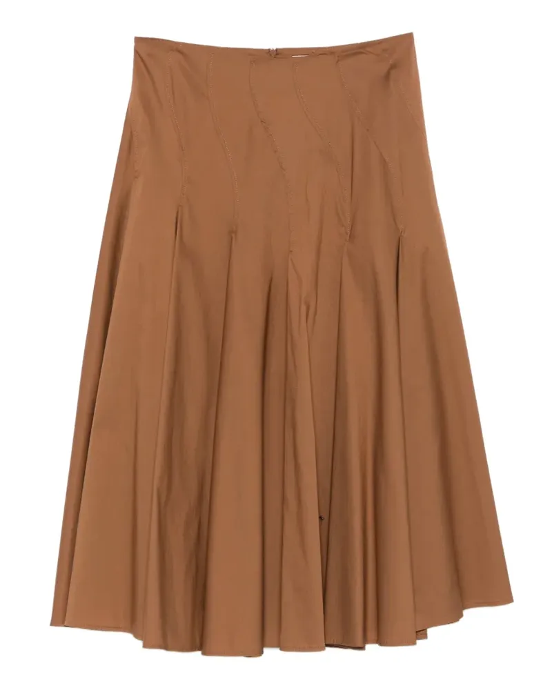 Semicouture Sabella pleated skirt - Braun Braun